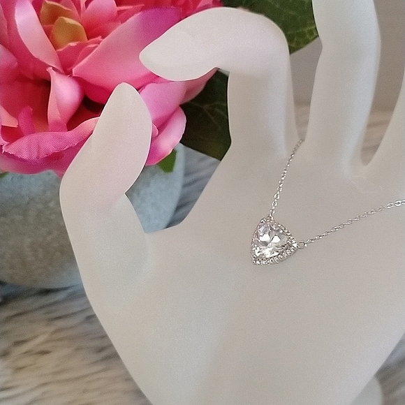 2/$30💕 BNWT Charmed Aroma Adjustable Sterling Silver Necklace - Picture 1 of 5